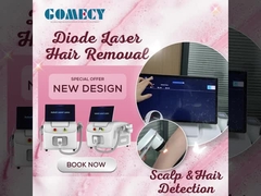 Gomecy Faery Pro Diodenlaser-Haarentfernung mit Kopfhaut-Haar-Erkennungsfunktion